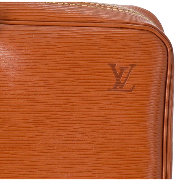 Louis Vuitton Porte Documents Voyage Business Bag M54473 Light Brown Epi - Picture 3 of 11